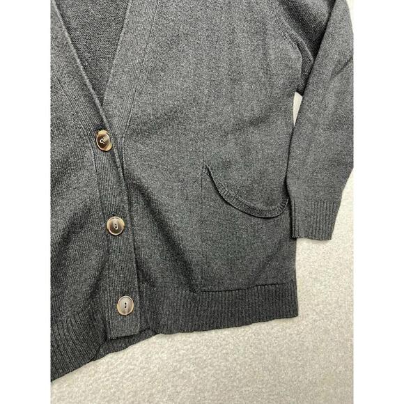 J.Jill V-Neck Button Front Cardigan Sweater XL Wool Cashmere Blend Grandma Core - Picture 6 of 9